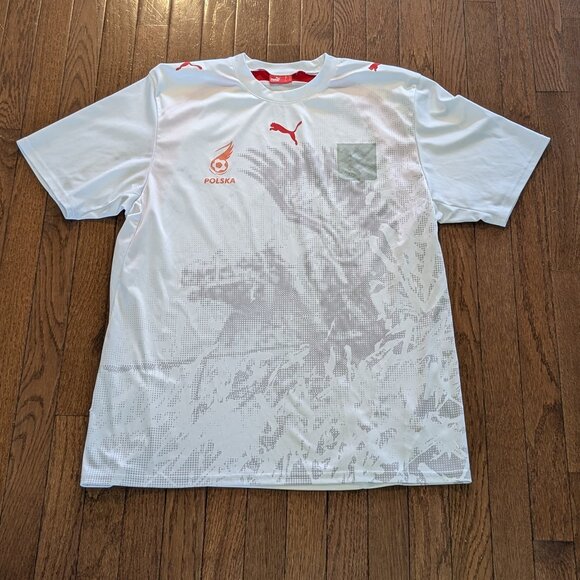 2006 Poland Puma Soccer Kit Jersey - Size L - Picture 1 of 4